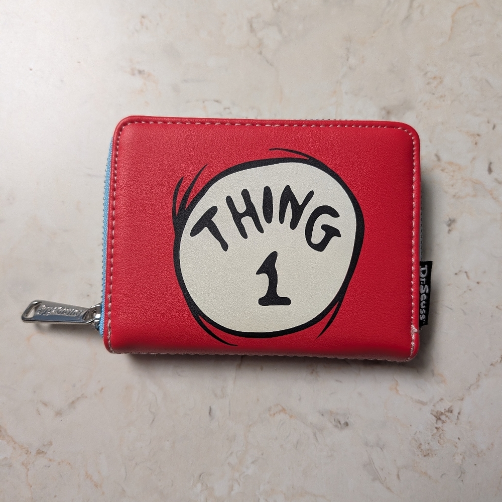 Dr Seuss Red Thing 1 Thing 2 Wallet
